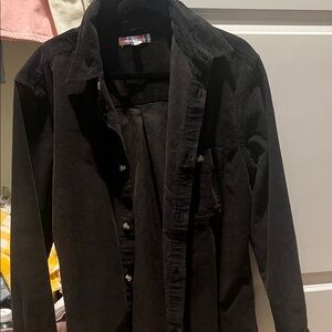 Men’s Brown Corduroy Button Up